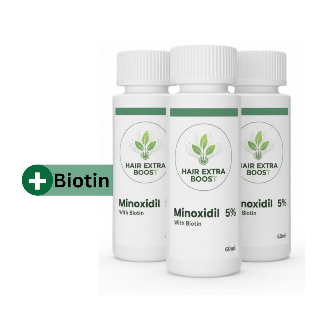 Extra Boost Minoxidil 5% (with Biotin) 3 months